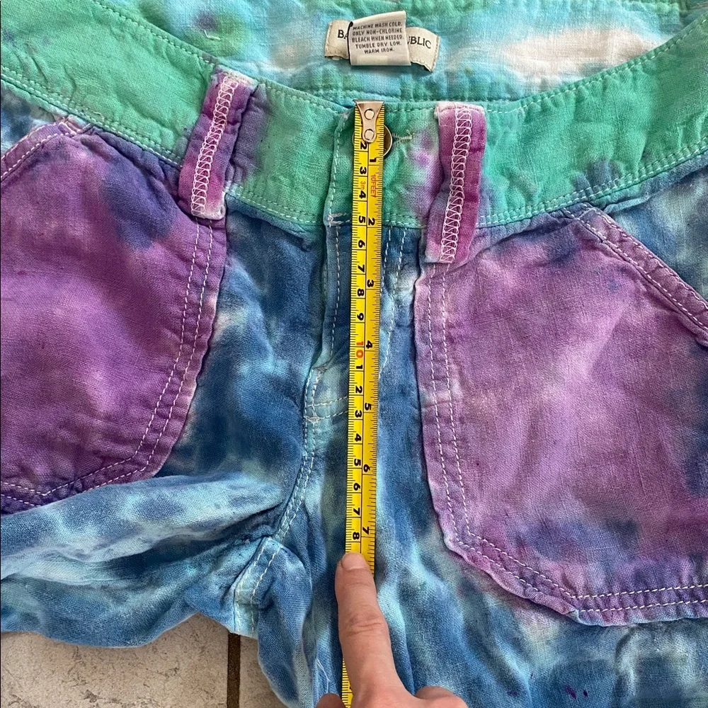 Banana Republic 100% Linen Tie Dye Pants